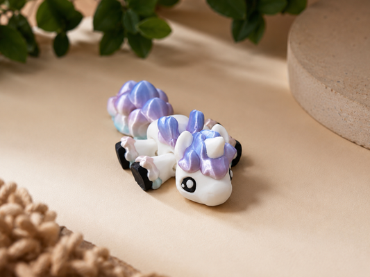 Pastell Unicorn Pony – Bewegliches Regenbogen-Einhorn 🦄✨