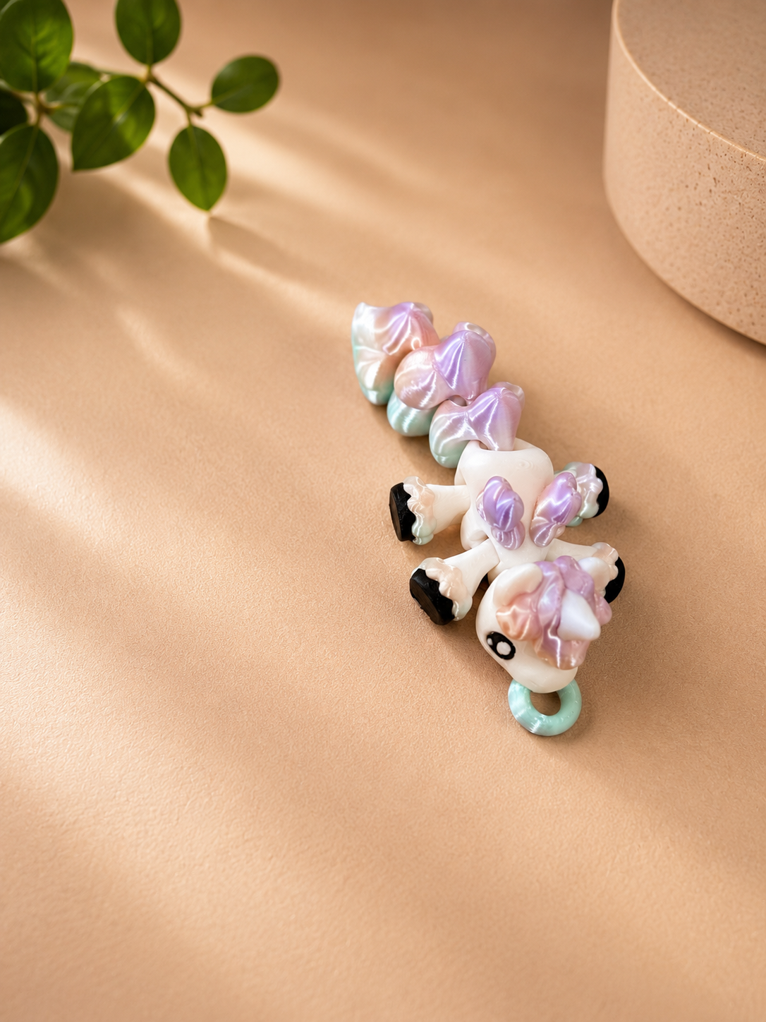 Pastell Unicorn Pony – Bewegliches Regenbogen-Einhorn 🦄✨