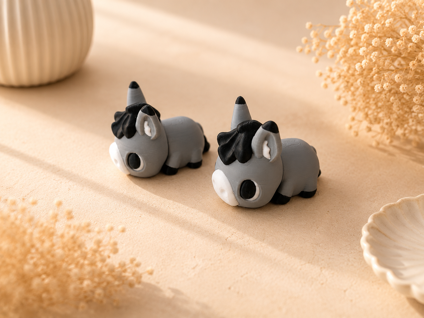 🫏 Kleine Flexi-Esel – bewegliche 3D-Druck-Figuren