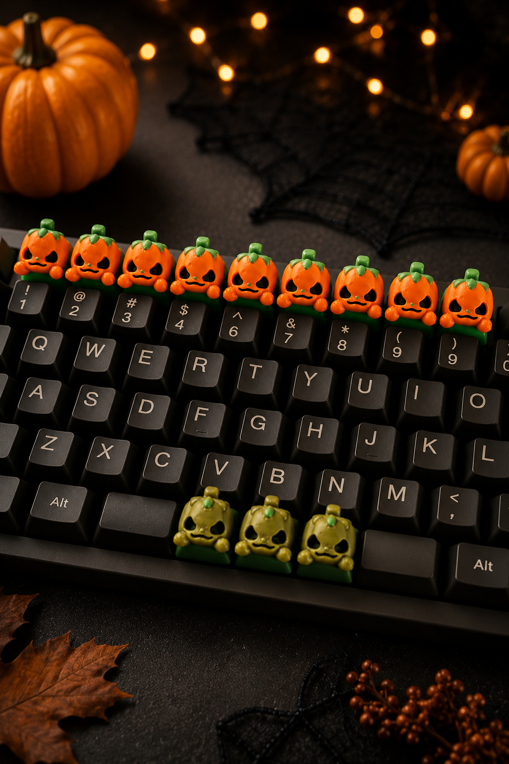 🎃 Spooky Halloween Keycaps 👻 4er Set