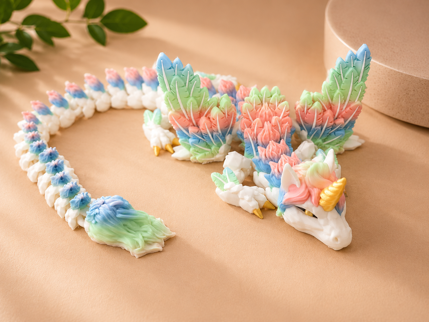 Regenbogen-Einhorn – Extra lange Flexi-Edition 🌈🦄✨