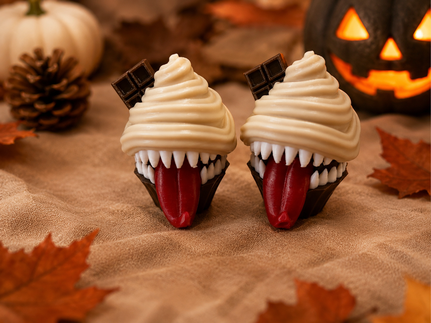 🧁 Mimic Cupcake Klicker – gruselig süß für Halloween