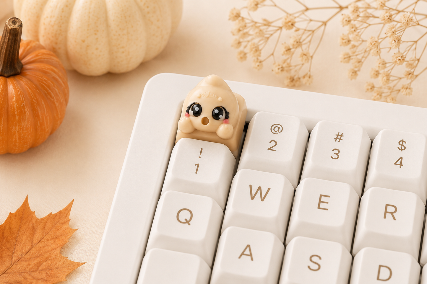 🎃 Spooky Halloween Keycaps 👻 4er Set