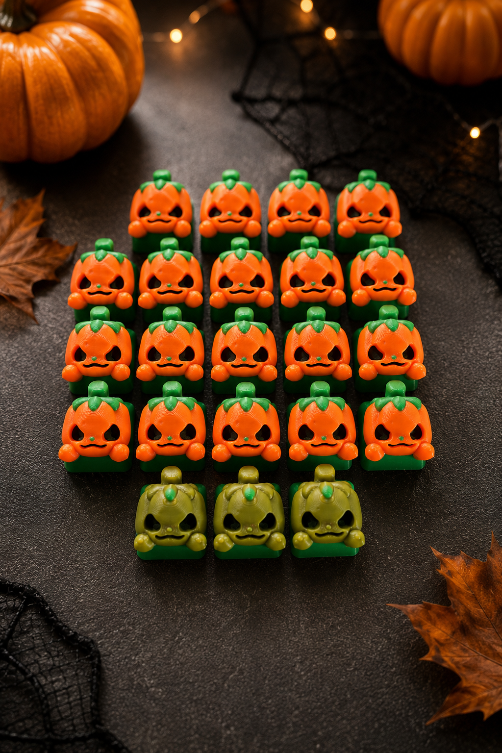 🎃 Spooky Halloween Keycaps 👻 4er Set