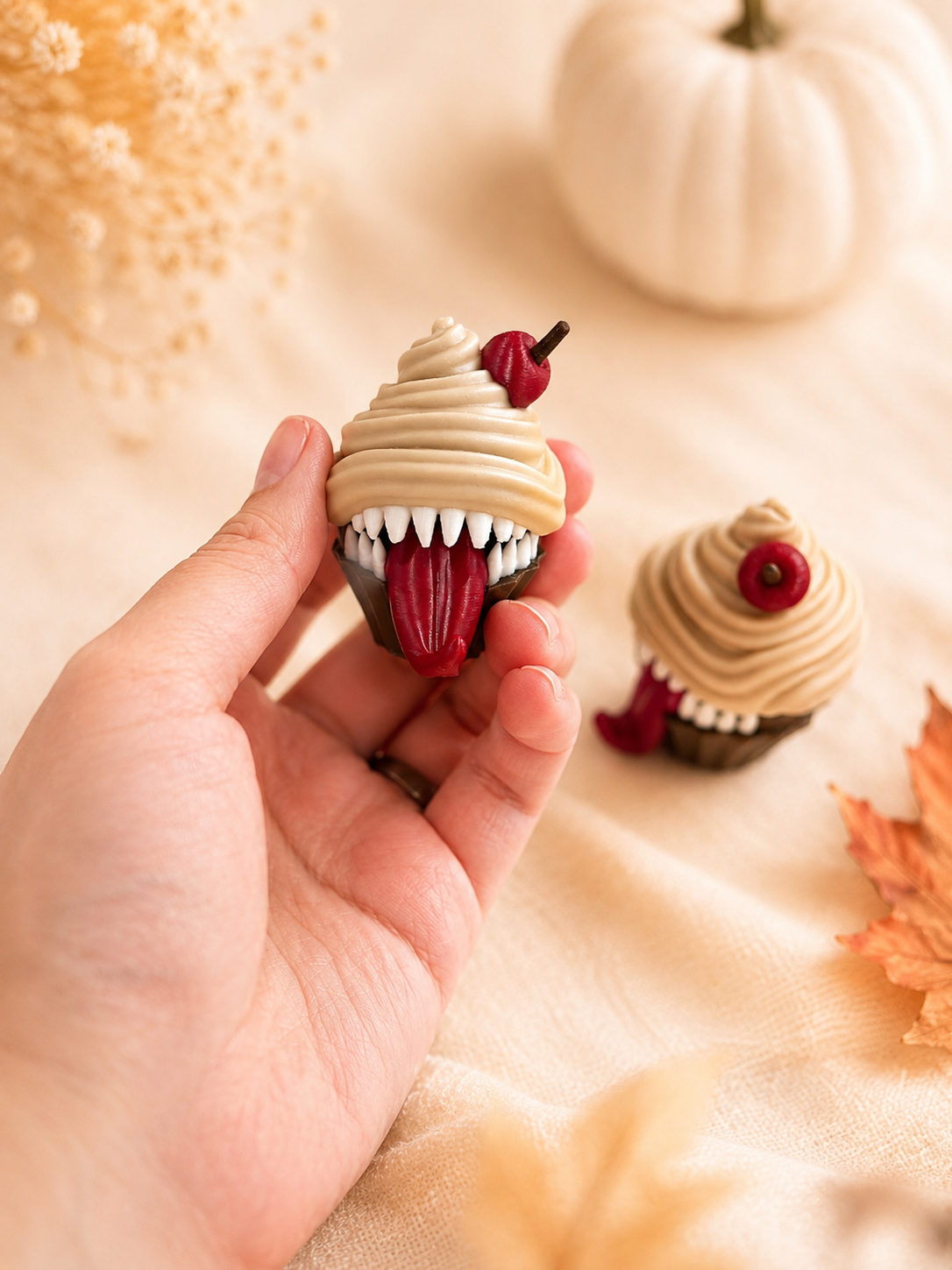 🧁 Mimic Cupcake Klicker – gruselig süß für Halloween