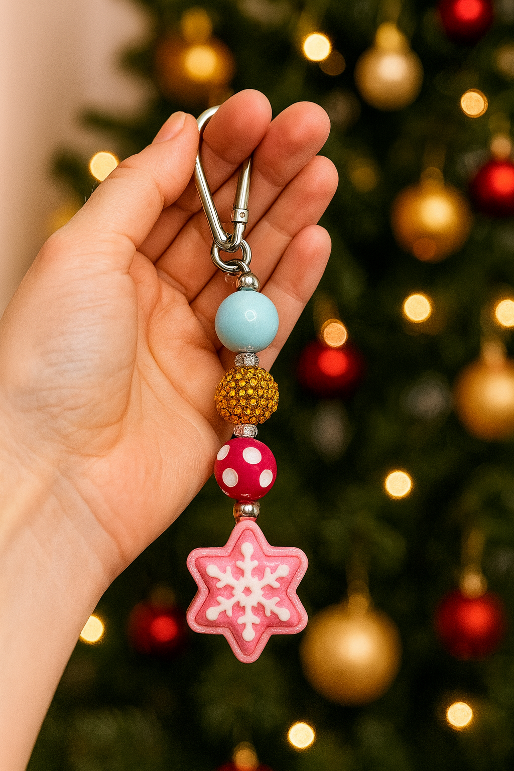 ✨ Handmade Keychain with Clicker – individual, high-quality & stress-relieving