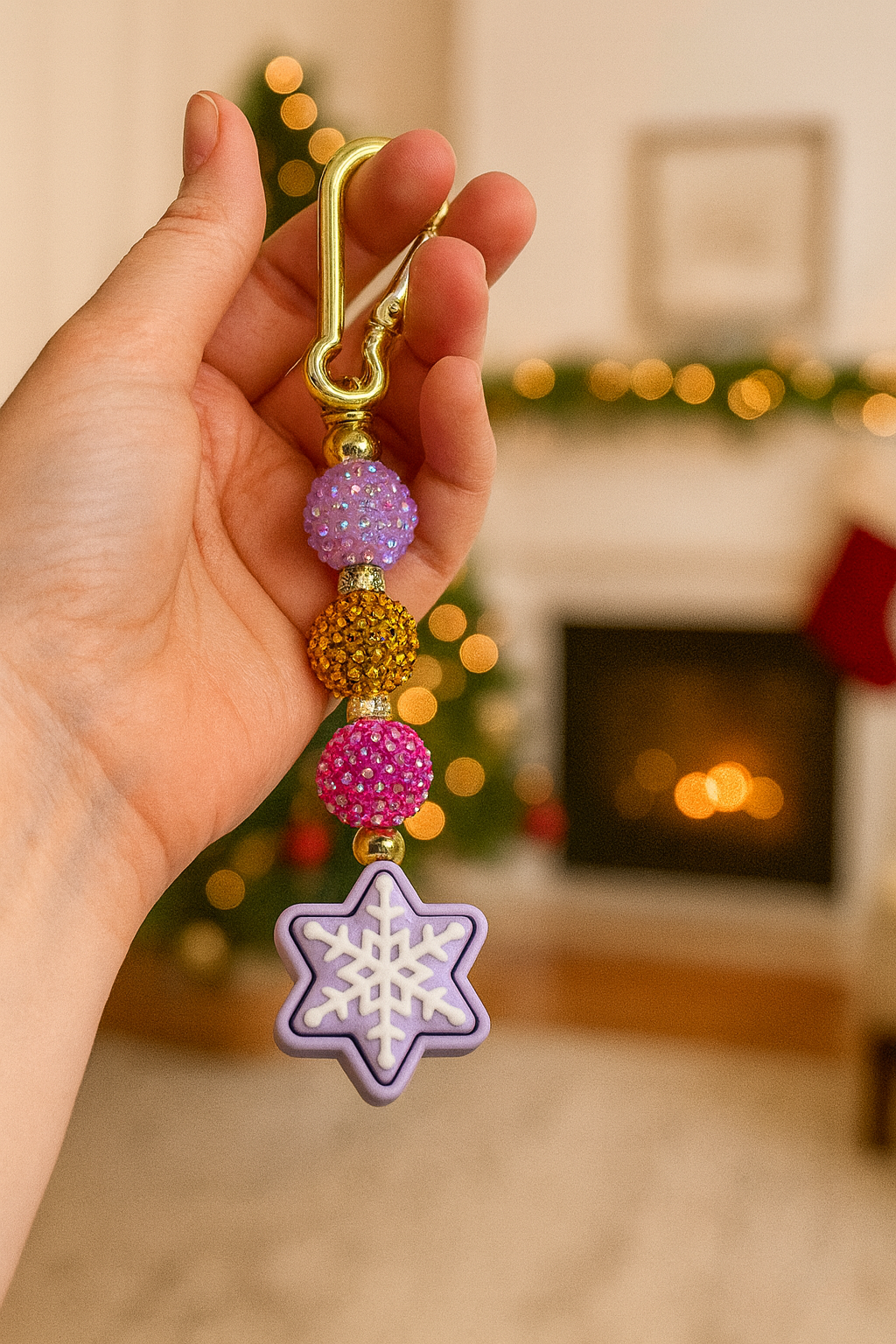 ✨ Handmade Keychain with Clicker – individual, high-quality & stress-relieving