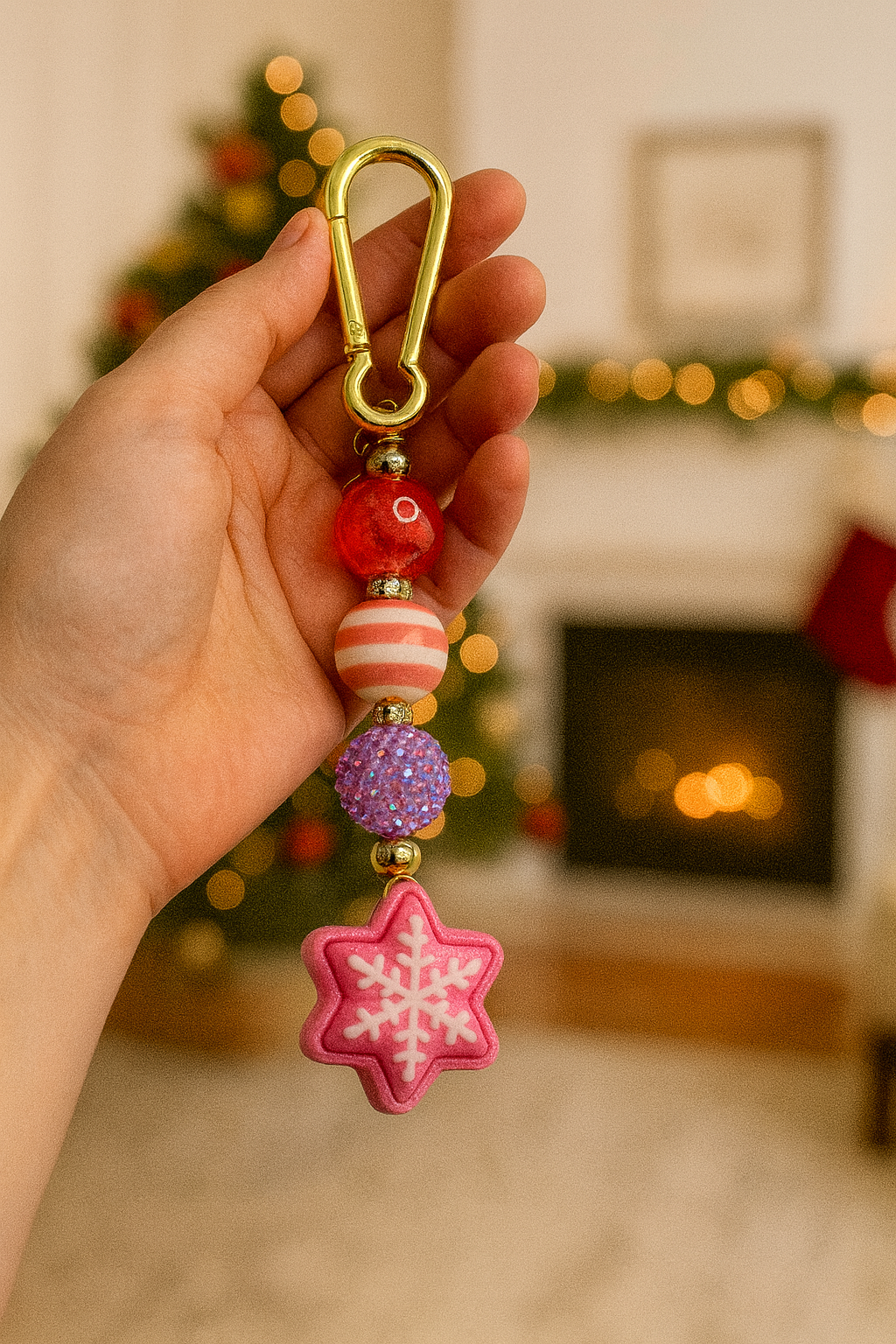 ✨ Handmade Keychain with Clicker – individual, high-quality & stress-relieving