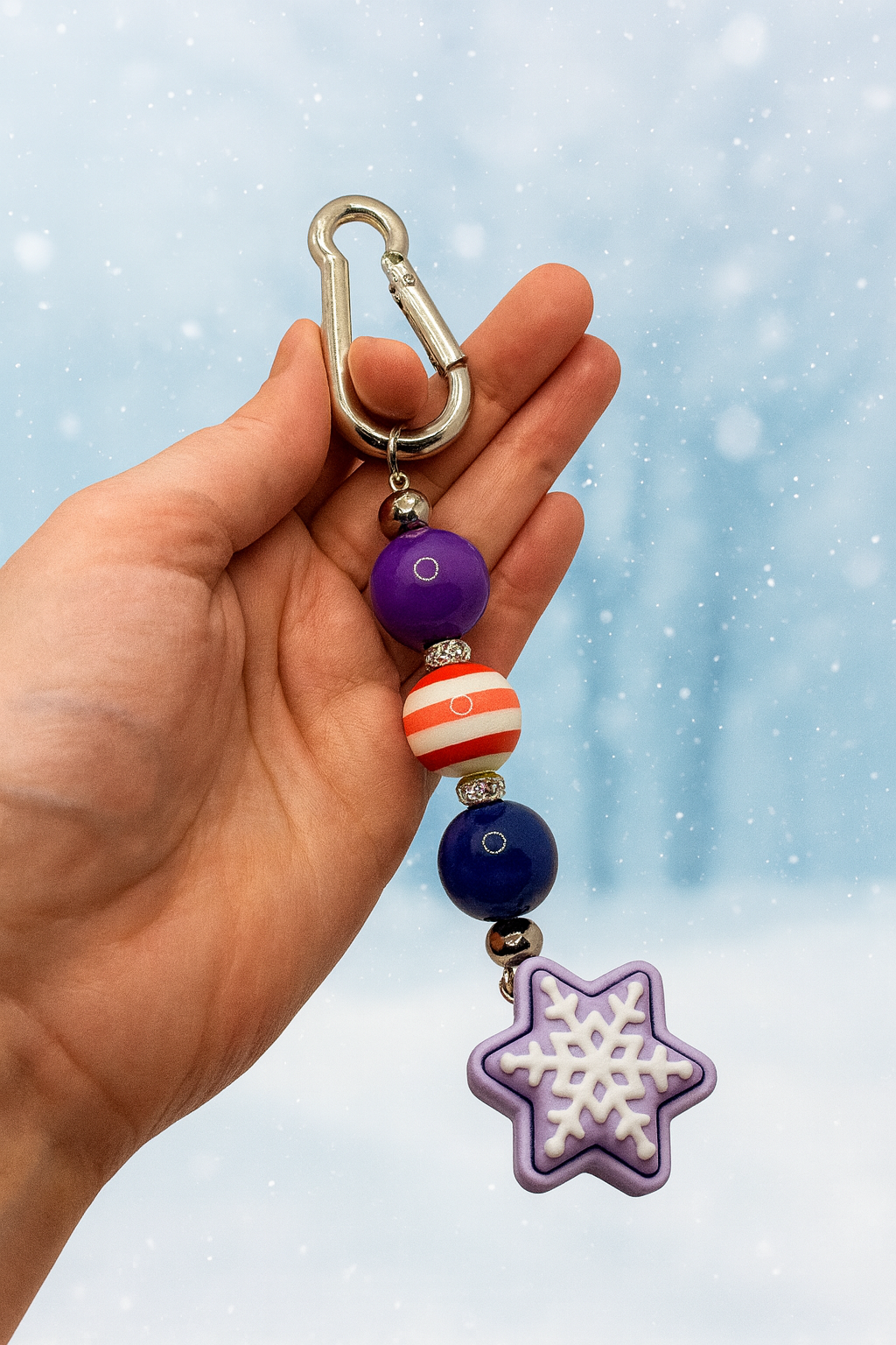 ✨ Handmade Keychain with Clicker – individual, high-quality & stress-relieving