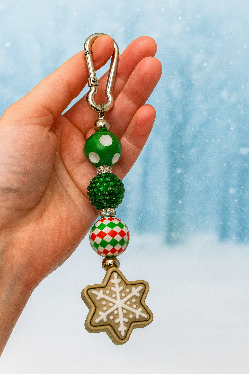 ✨ Handmade Keychain with Clicker – individual, high-quality & stress-relieving