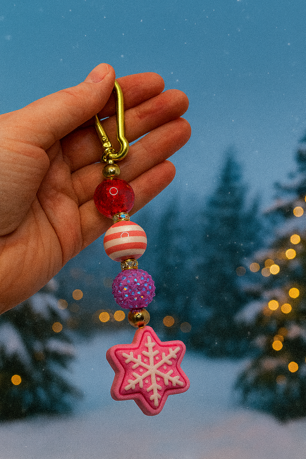 ✨ Handmade Keychain with Clicker – individual, high-quality & stress-relieving