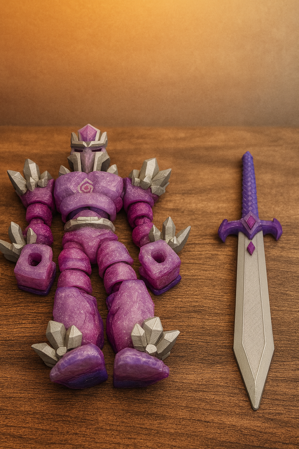 🗡️ Crystal Warrior – FlexiFactory Collection