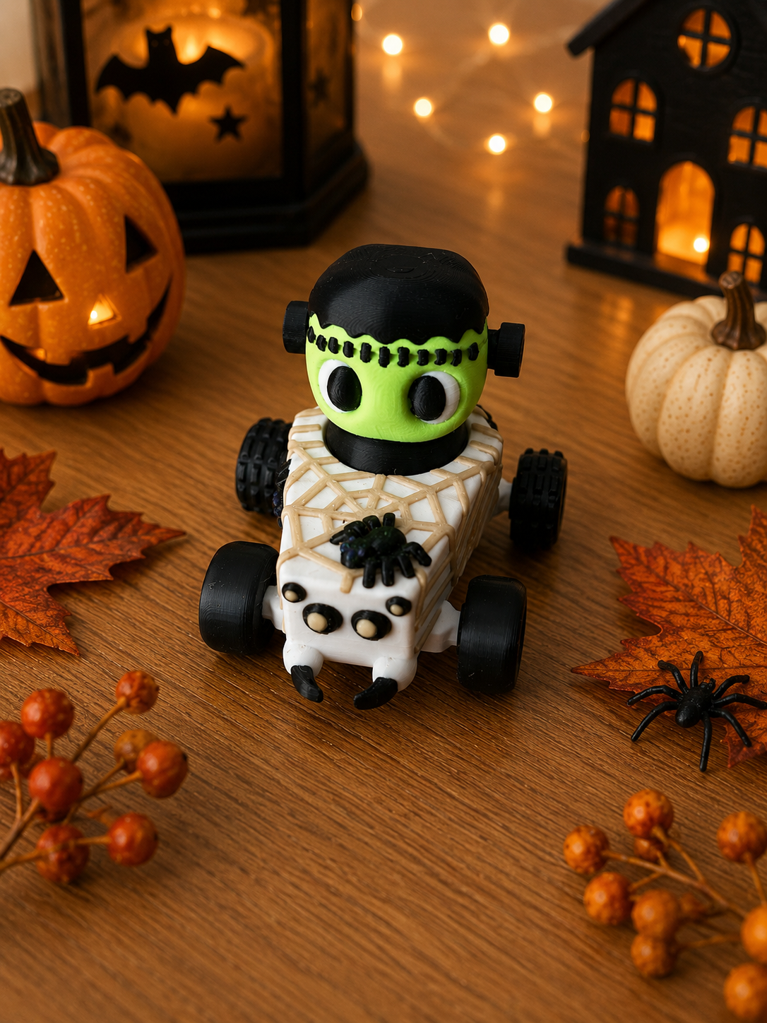 Haunted Hot Rods – gruselig-süße 3D-gedruckte Halloween-Flitzer
