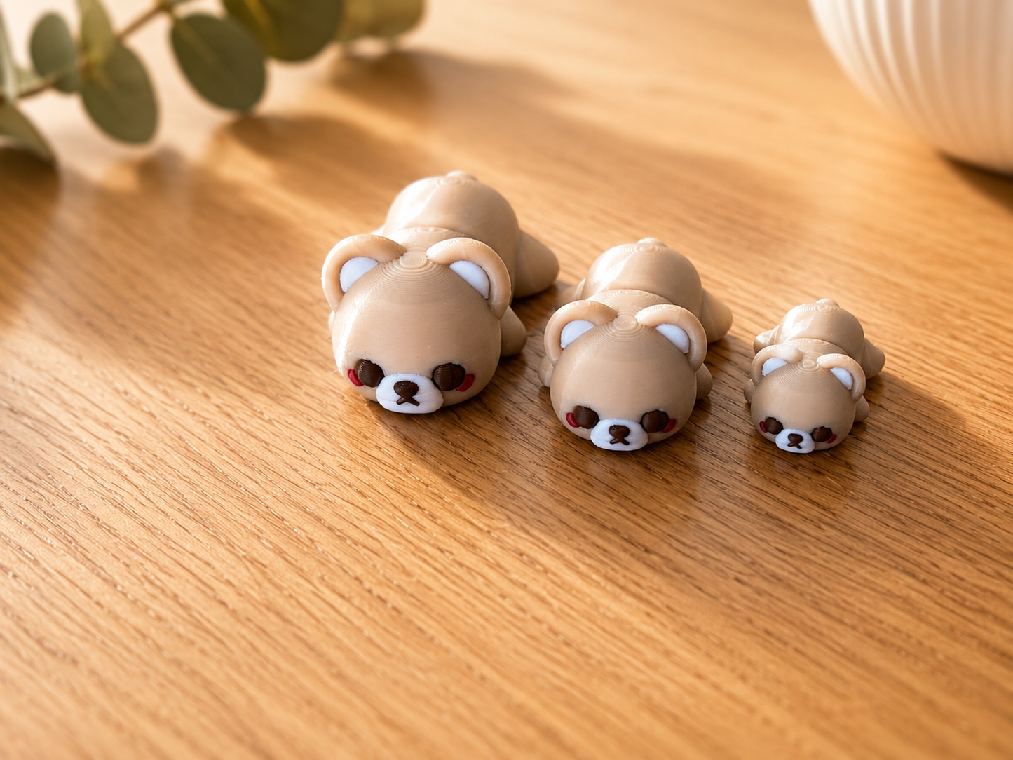 Bärchenfamilie mit Aufbewahrungsschale 🐻🍯✨