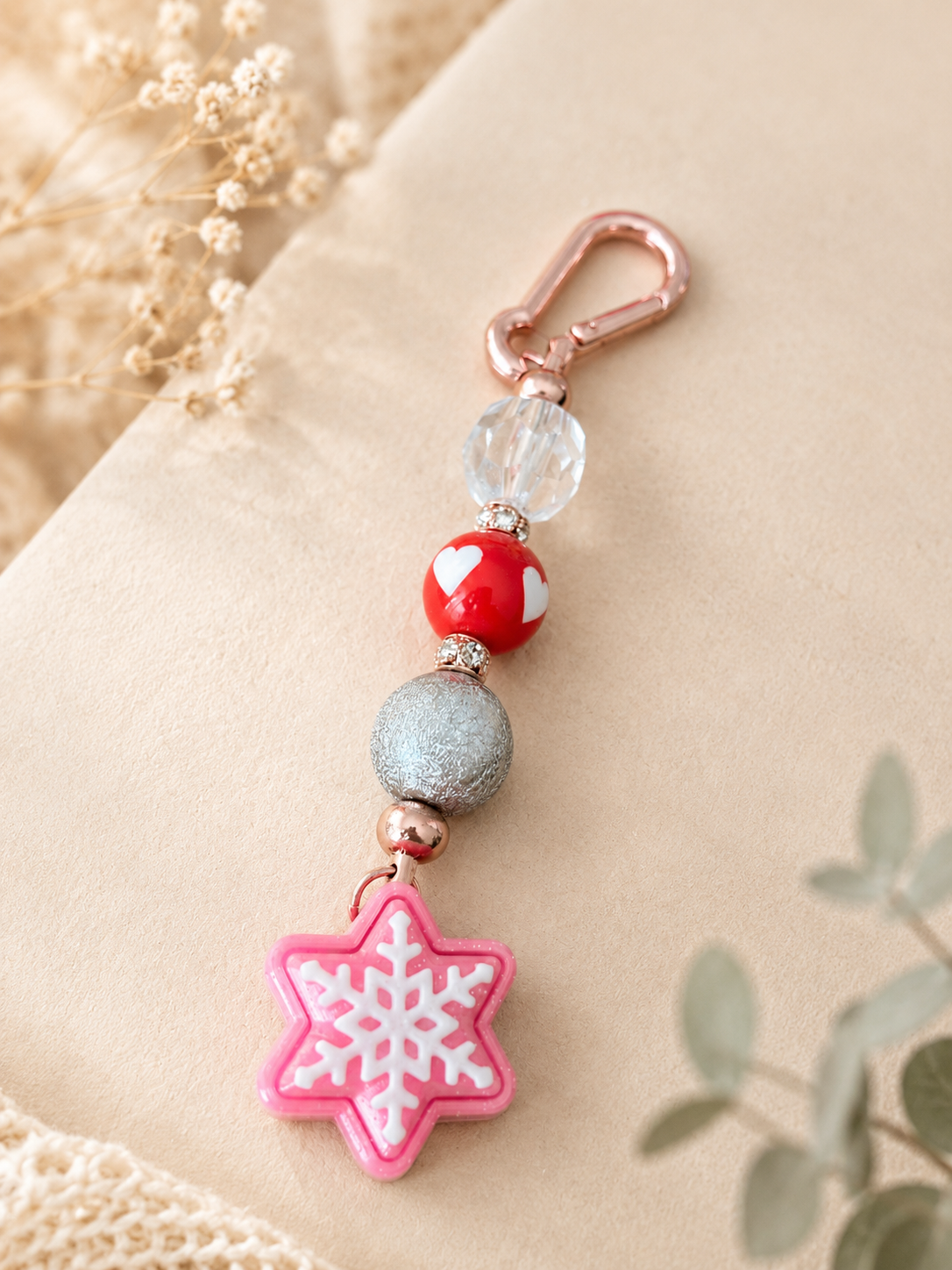 ✨ Handmade Keychain with Clicker – individual, high-quality & stress-relieving