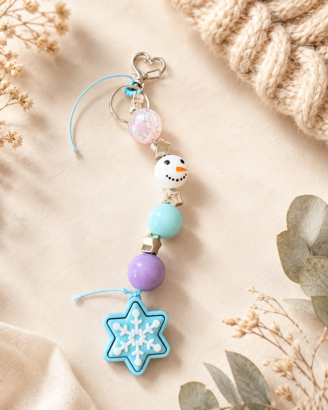 ✨ Handmade Keychain with Clicker – individual, high-quality & stress-relieving