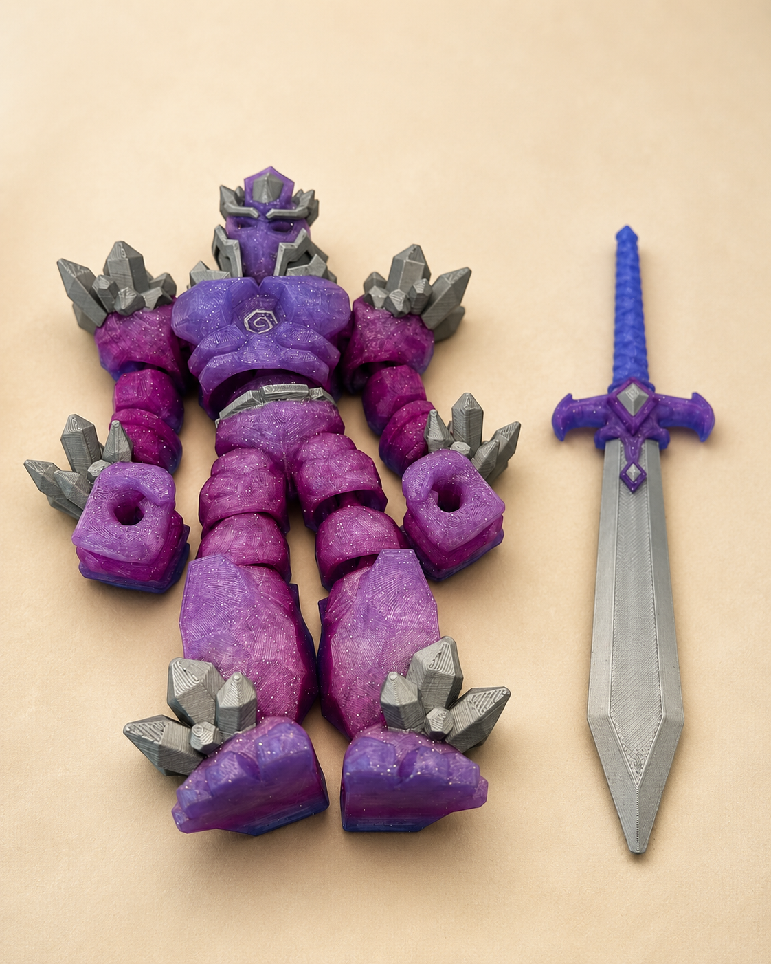 🗡️ Crystal Warrior – FlexiFactory Collection