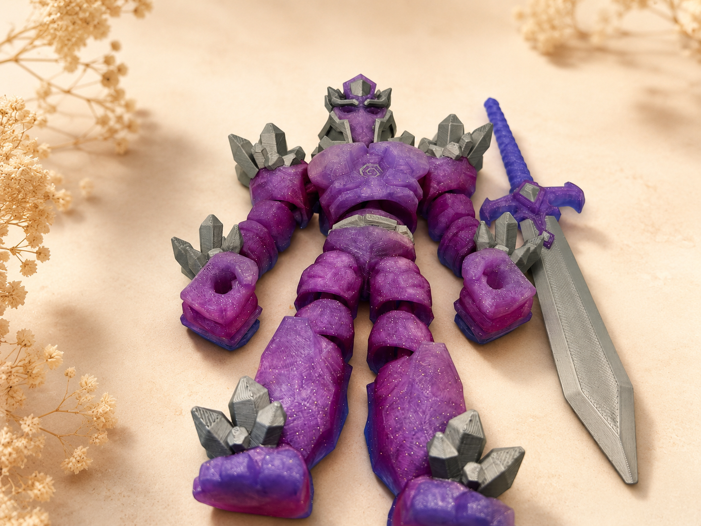 🗡️ Crystal Warrior – FlexiFactory Collection