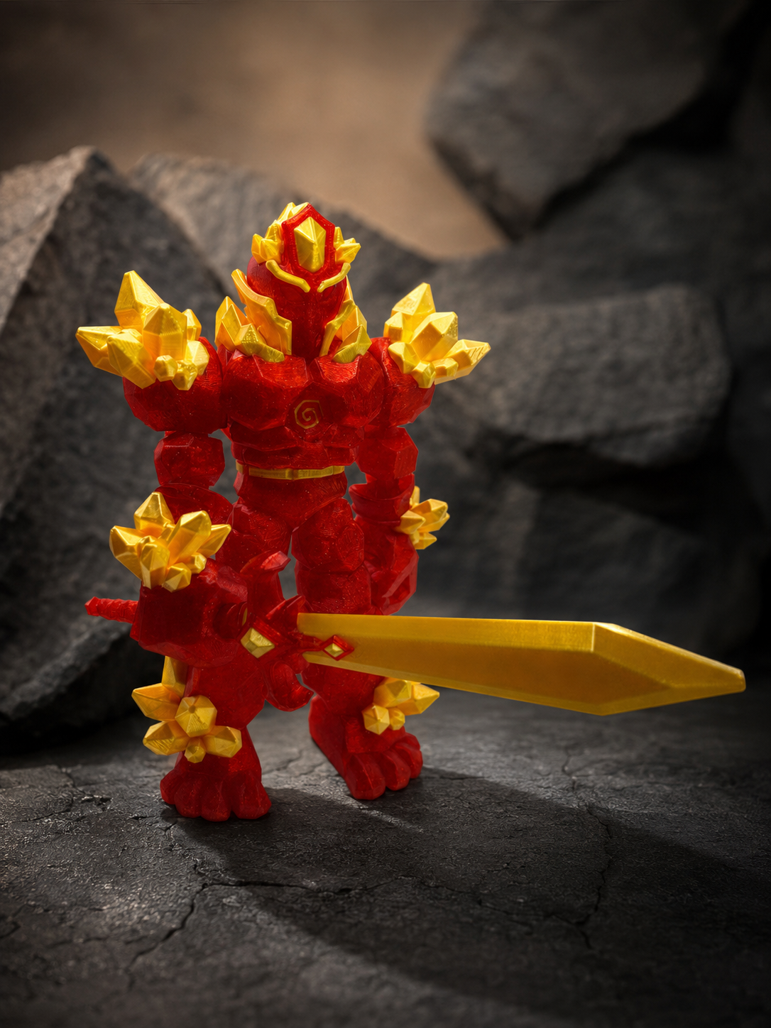 🗡️ Crystal Warrior – FlexiFactory Collection