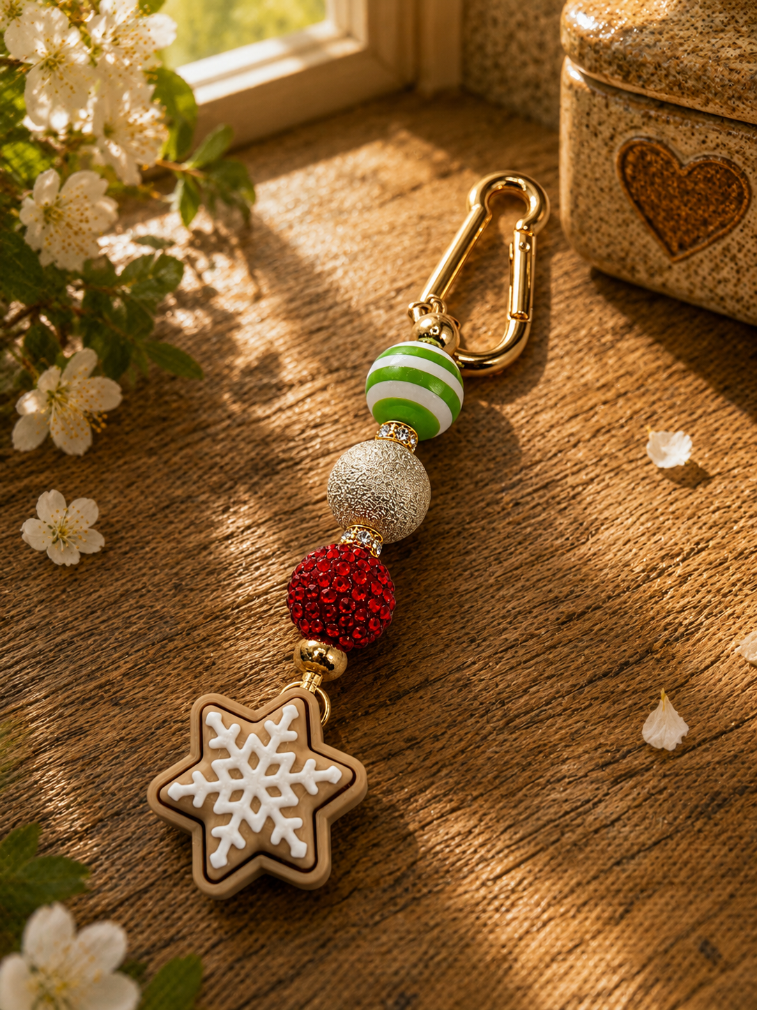 ✨ Handmade Keychain with Clicker – individual, high-quality & stress-relieving