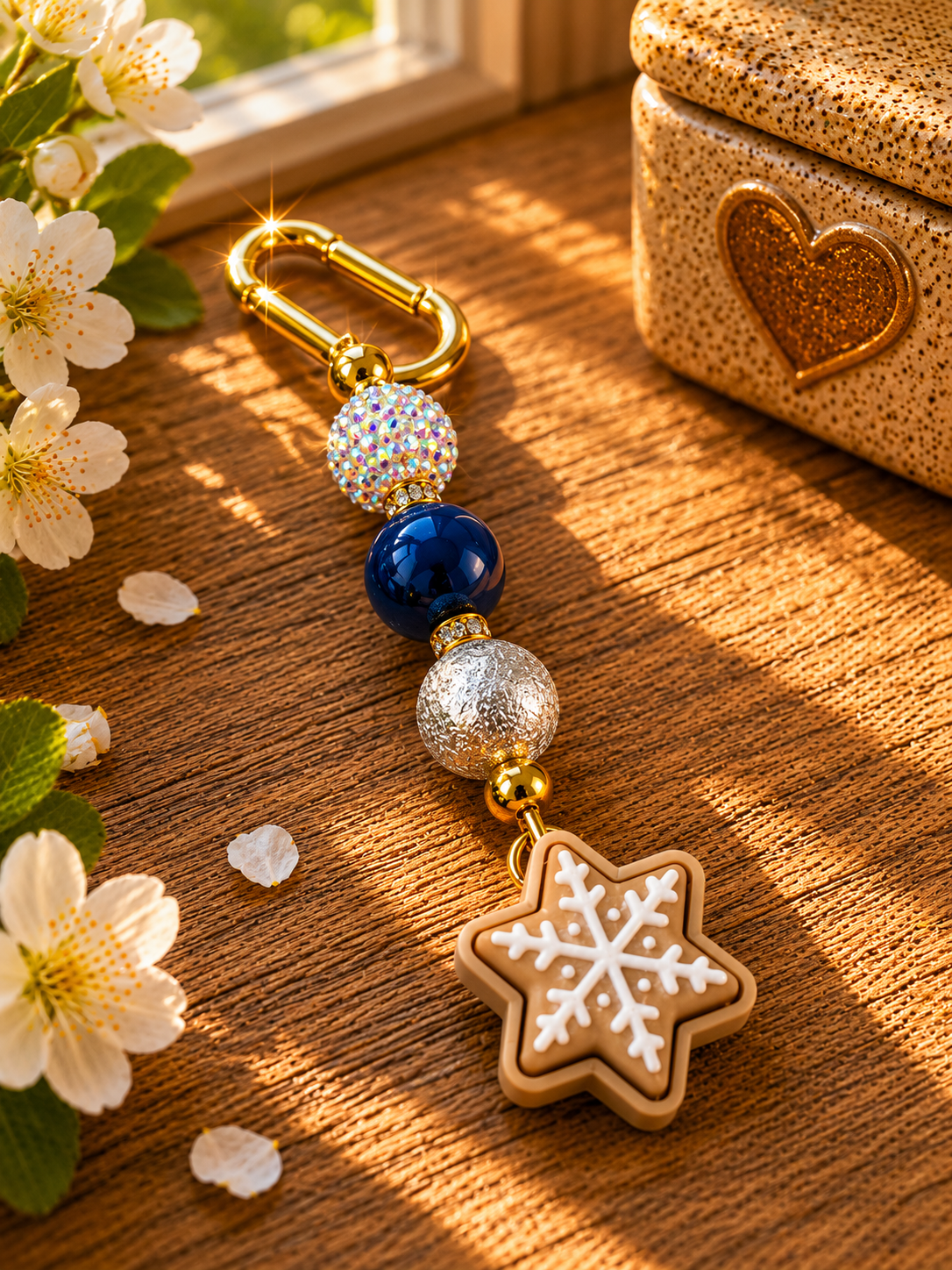 ✨ Handmade Keychain with Clicker – individual, high-quality & stress-relieving