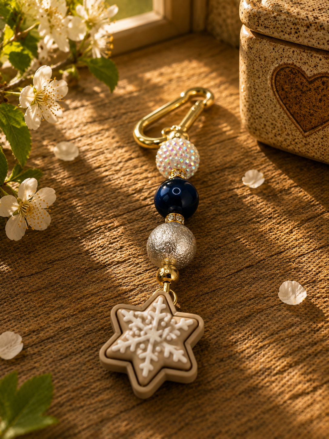 ✨ Handmade Keychain with Clicker – individual, high-quality & stress-relieving