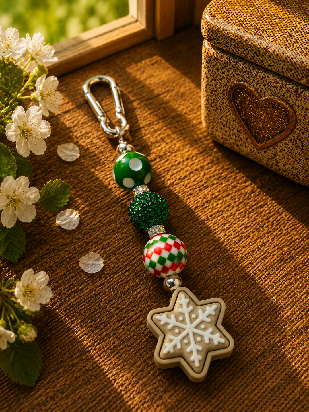 ✨ Handmade Keychain with Clicker – individual, high-quality & stress-relieving