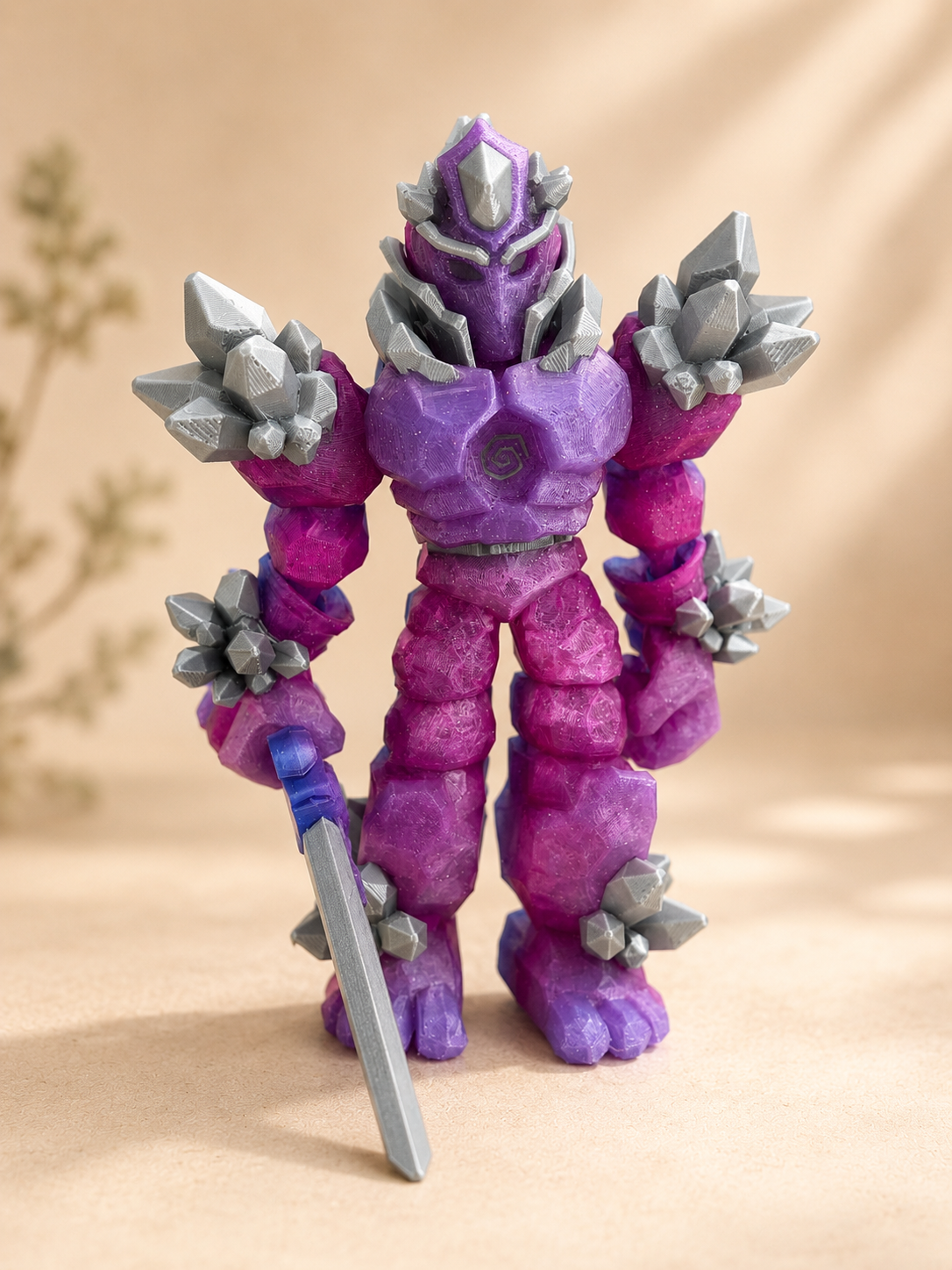 🗡️ Crystal Warrior – FlexiFactory Collection