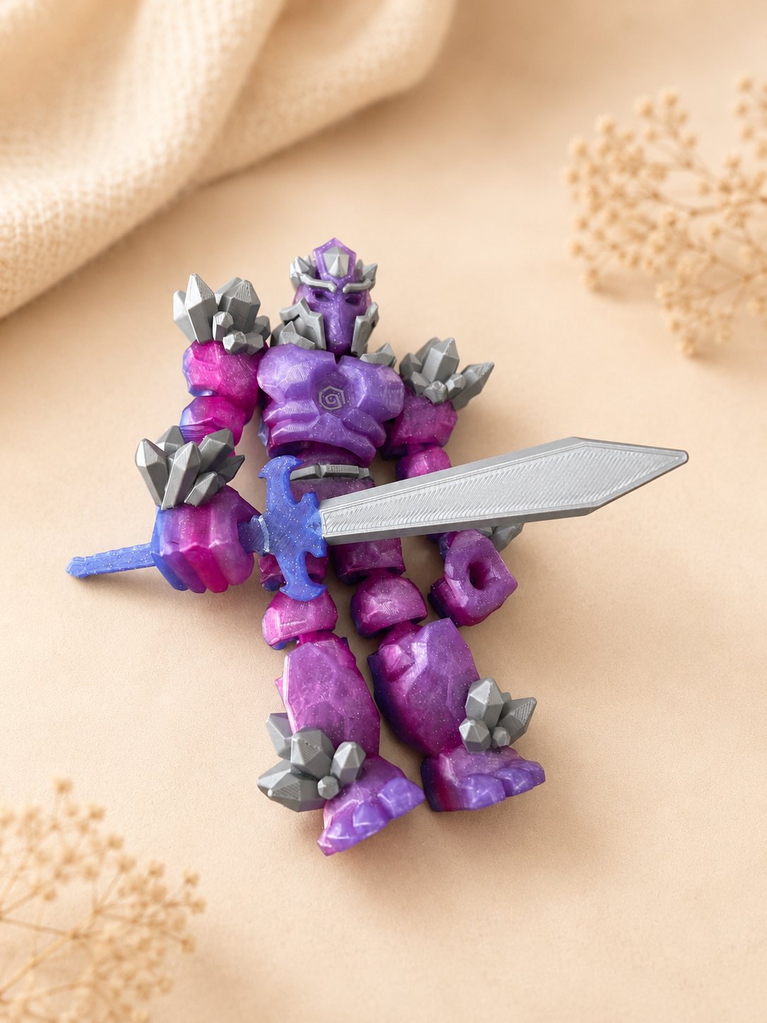 🗡️ Crystal Warrior – FlexiFactory Collection