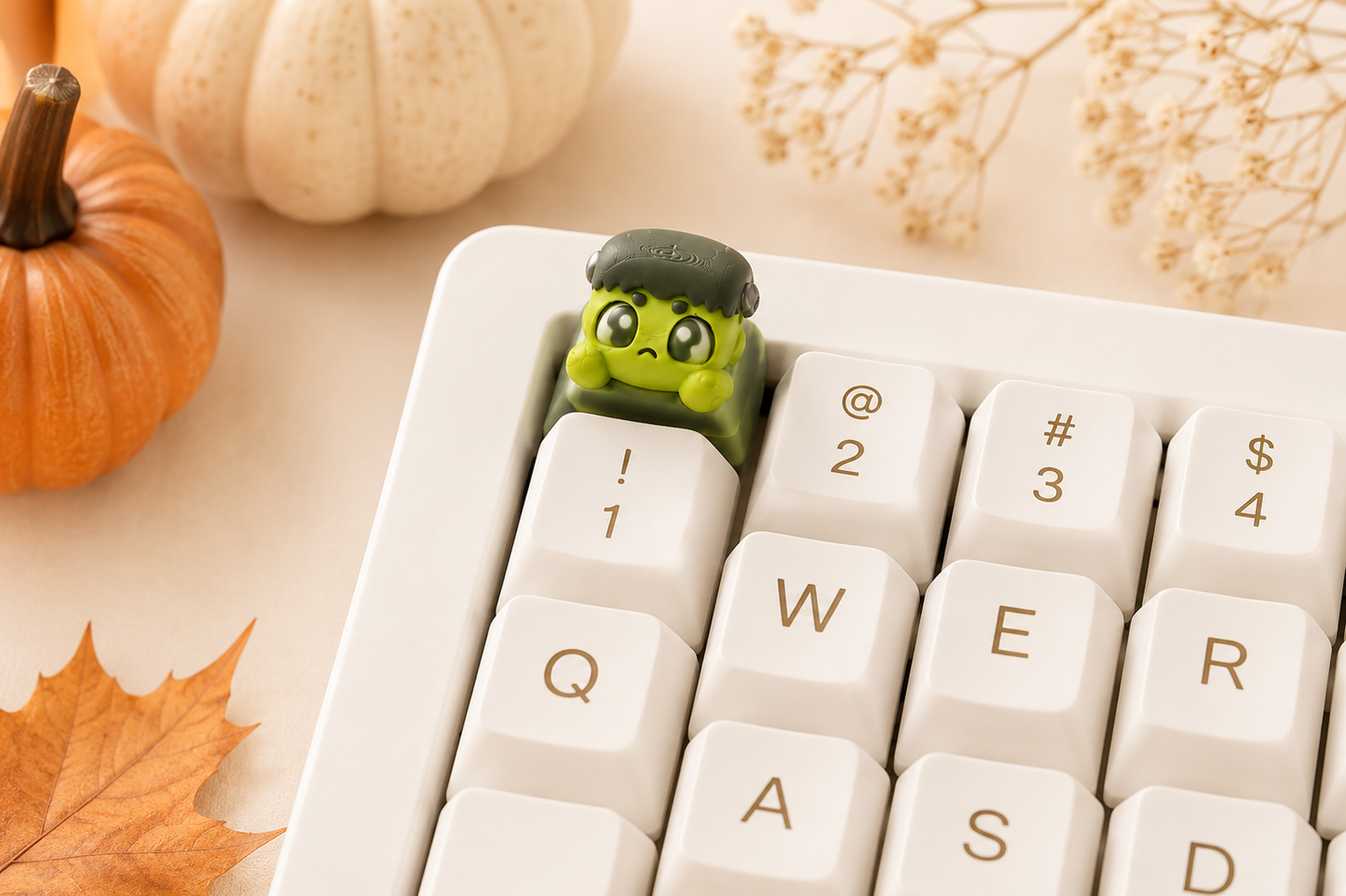 🎃 Spooky Halloween Keycaps 👻 4er Set